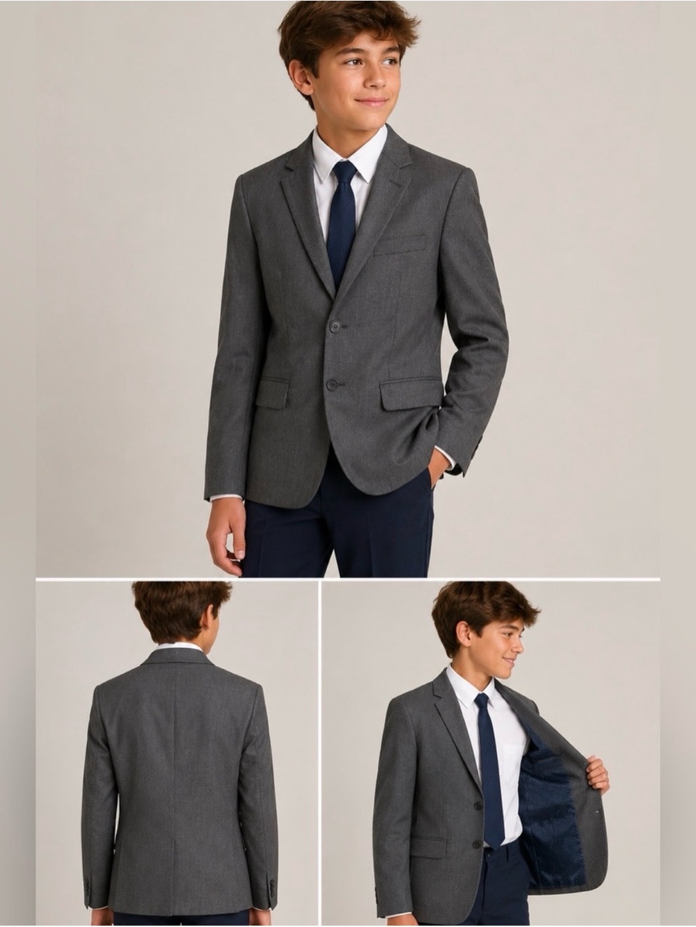 Cat & Jack Black Kids Blazer Size 14